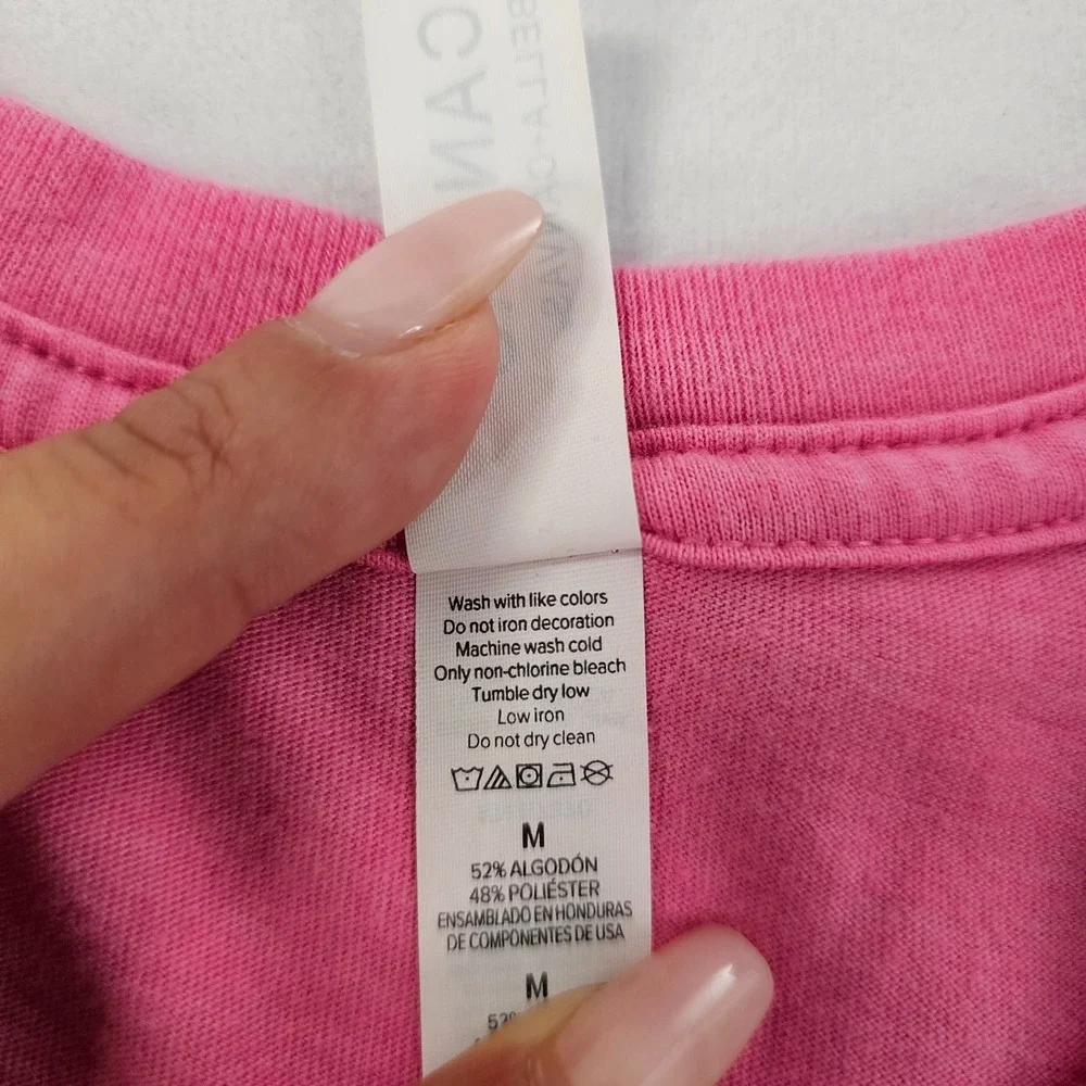 Pink Breast Cancer Awareness Graphic T Shirt Ed Morse Drive For A Cause Medium - Picture 10 of 11